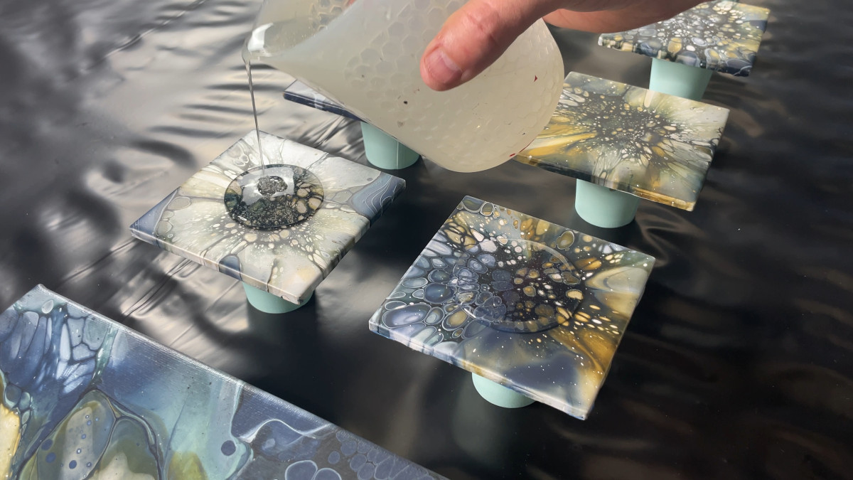 resining 4x4 coasters